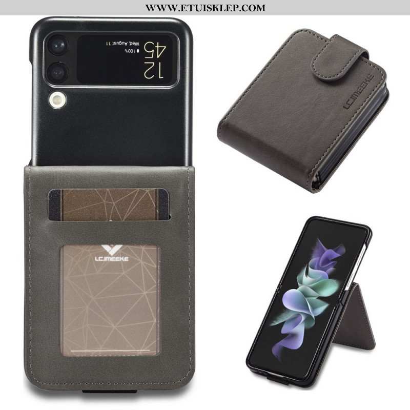 Etui do Samsung Galaxy Z Flip 3 5G Etui Folio Etui Na Karty I Zapięcie Lc.imeeke